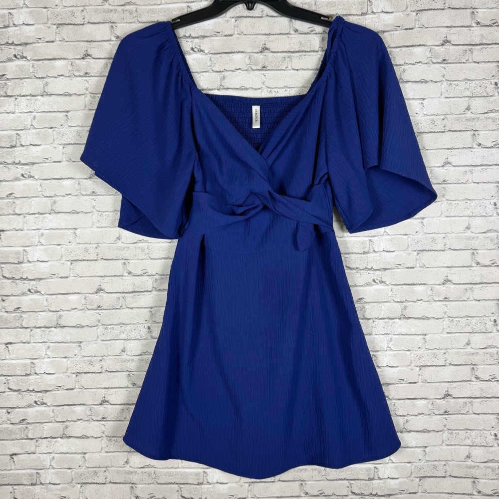Dovotoo Dark Blue Dress
